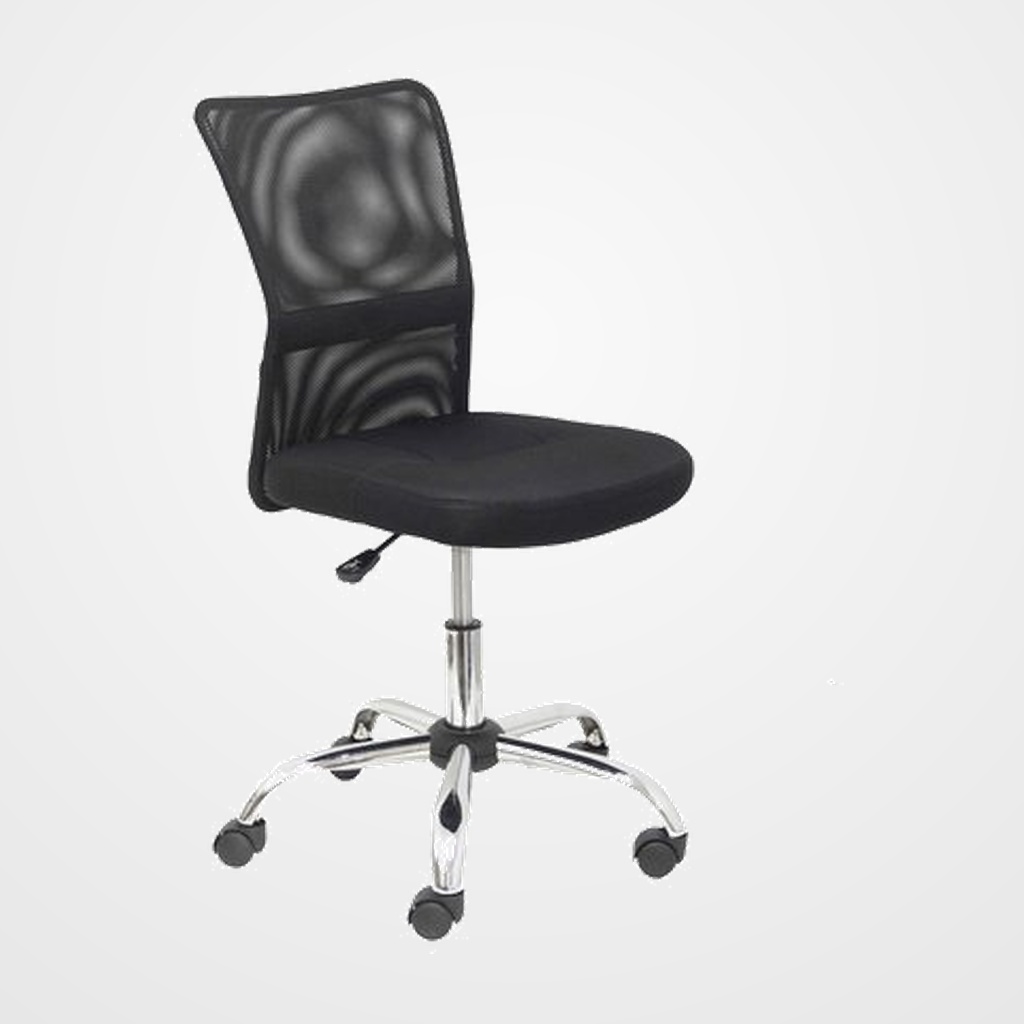 SILLA PIQUERAS Y CRESPO PARDAL OFICINA MECANISMO GIRATORIO REGULABLE EN ALTURA ASIENTO Y RESPALDO MALLA  NEGRO