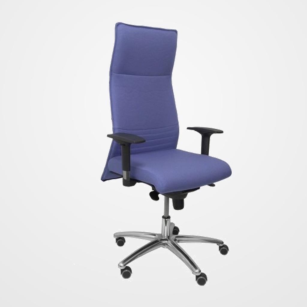 SILLON PIQUERAS Y CRESPO ALBACETE DIRECCION USO INTENSIVO (8H) BRAZOS REGULABLES MECANISMO SINCRO TAPIZADO BALI AZUL CLARO
