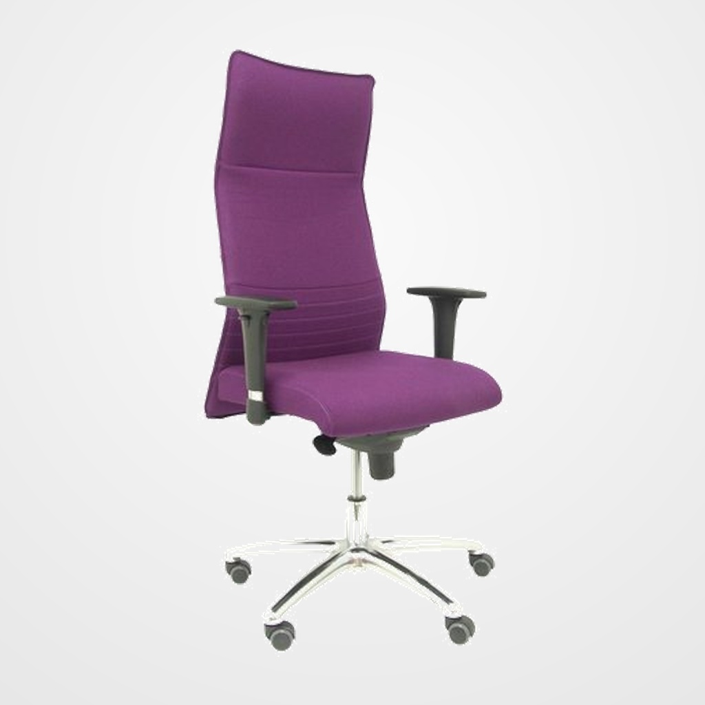 [24404200] SILLON PIQUERAS Y CRESPO ALBACETE DIRECCION USO INTENSIVO (8H) BRAZOS REGULABLES MECANISMO SINCRO TAPIZADO BALI COLOR MORADO