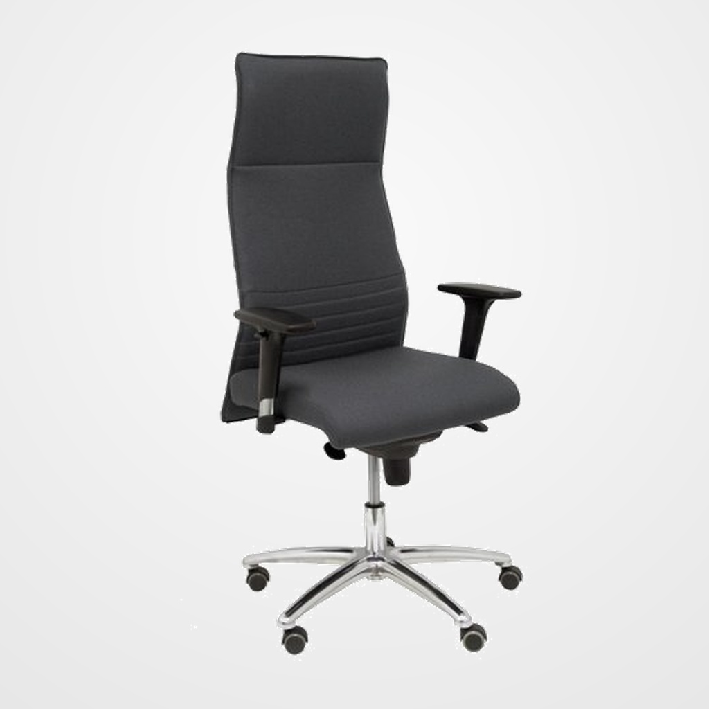 SILLON PIQUERAS Y CRESPO ALBACETE DIRECCION USO INTENSIVO (8H) BRAZOS REGULABLES MECANISMO SINCRO TAPIZADO BALI GRIS OSCURO