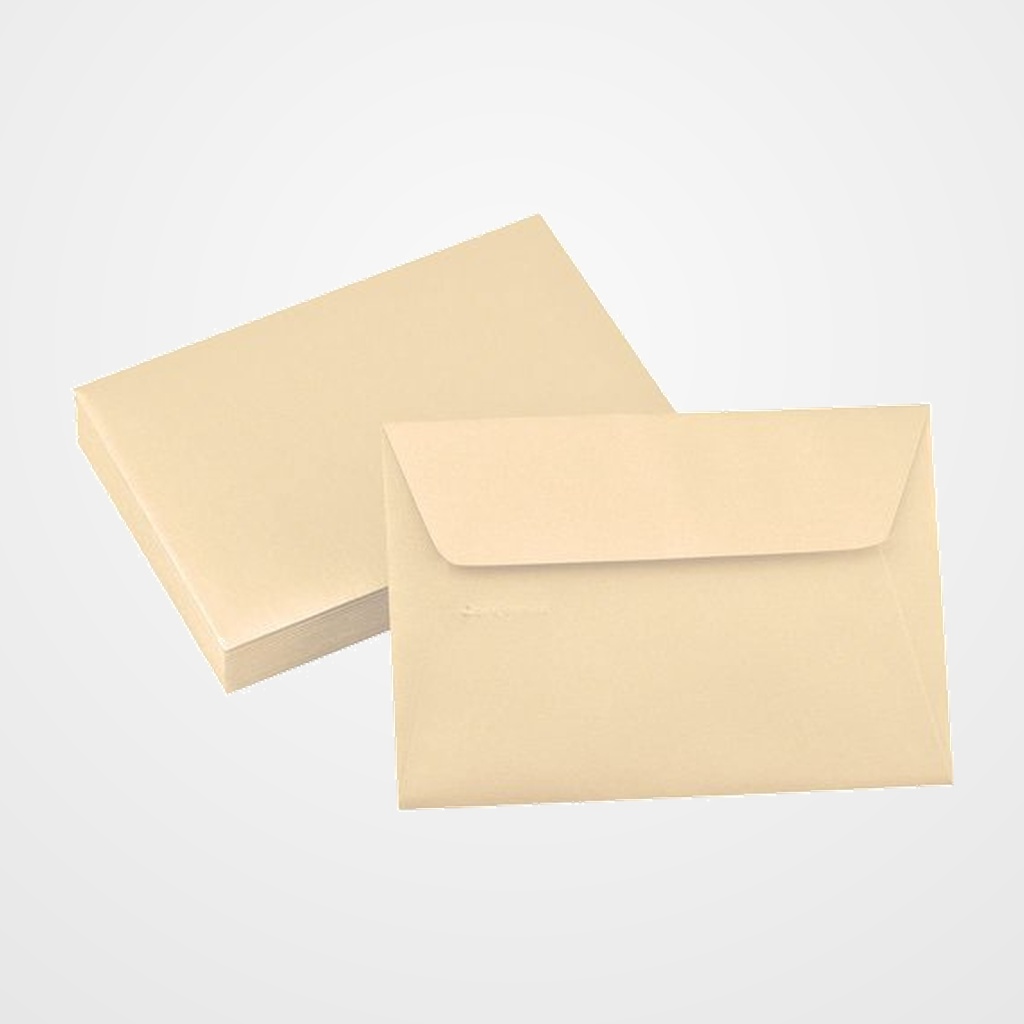 SOBRE SAM 162x229 CREMA VERJURADO 120g OPEN (SILICONA) CAJA de 250