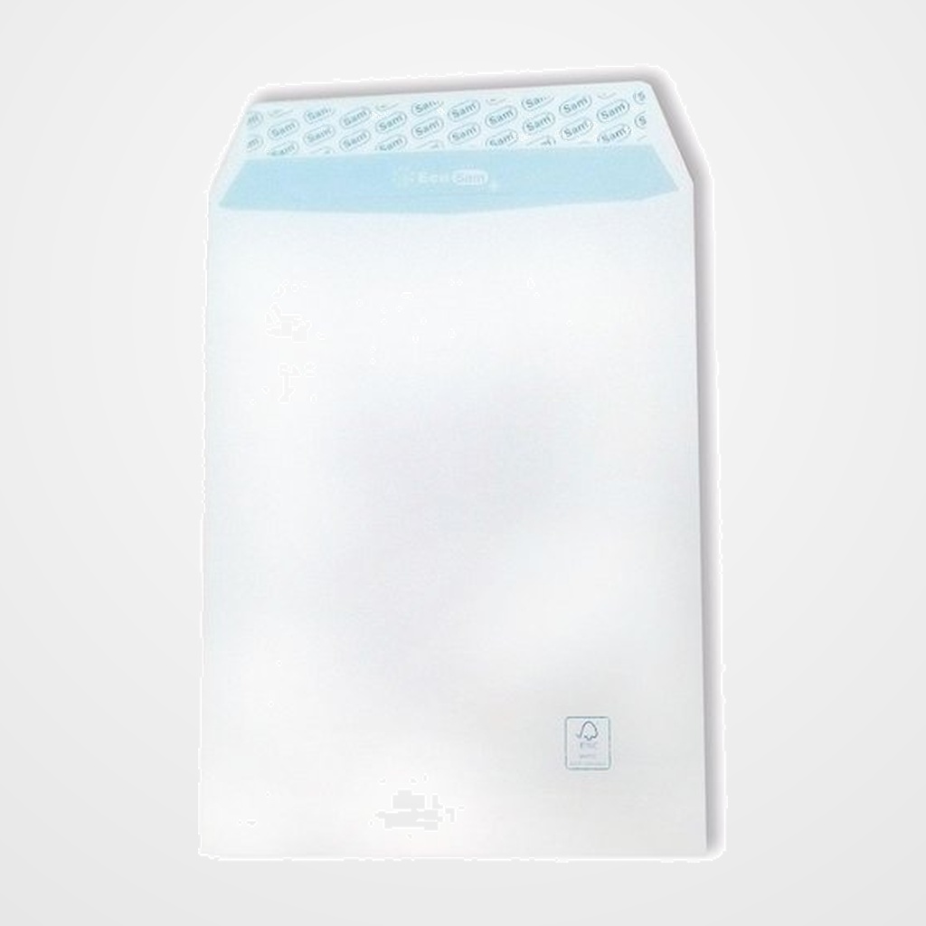 SOBRE-BOLSA SAM ECOSAM+ 229x324 BLANCO 105g (SILICONA) CAJA de 250