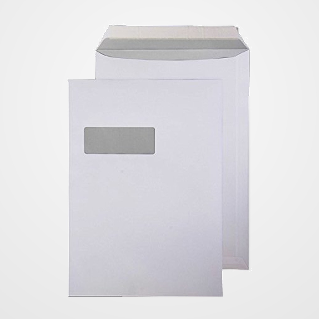 SOBRE-BOLSA SAM 229x324 BLANCO 100g V.IZDA. (SILICONA) CAJA de 250