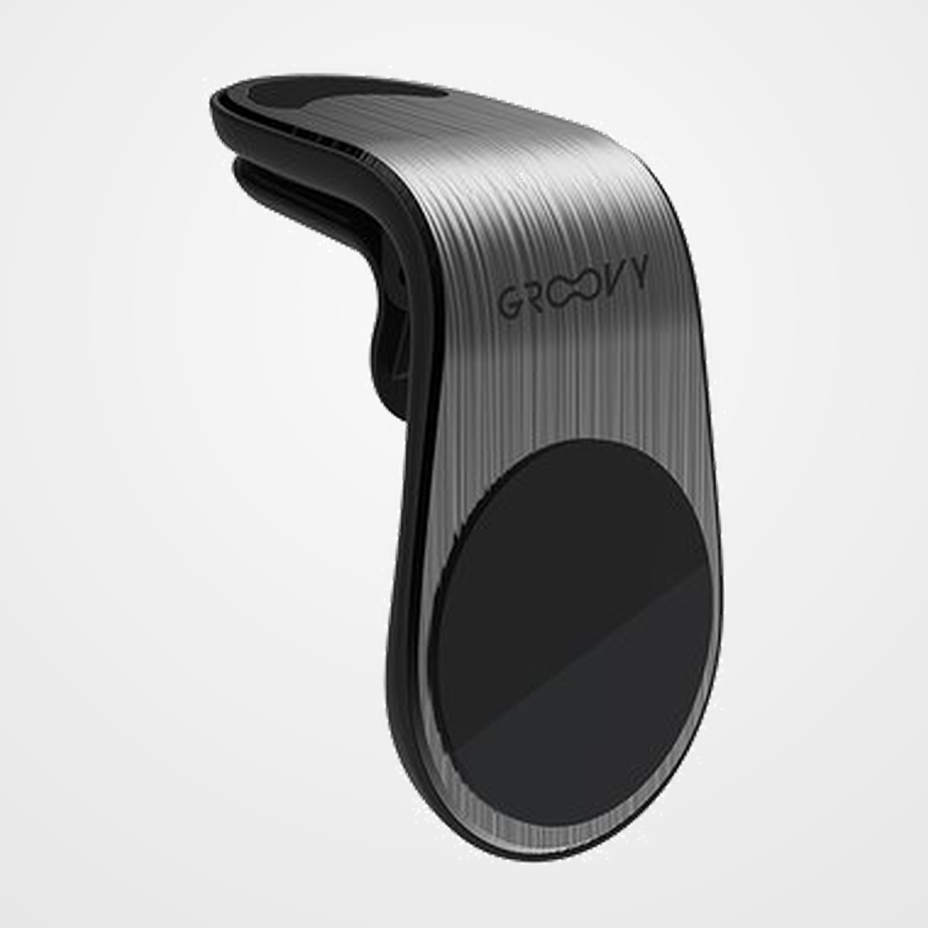 [42101274] SOPORTE COCHE GROOVY MAGNETICO PARA MOVIL NEGRO