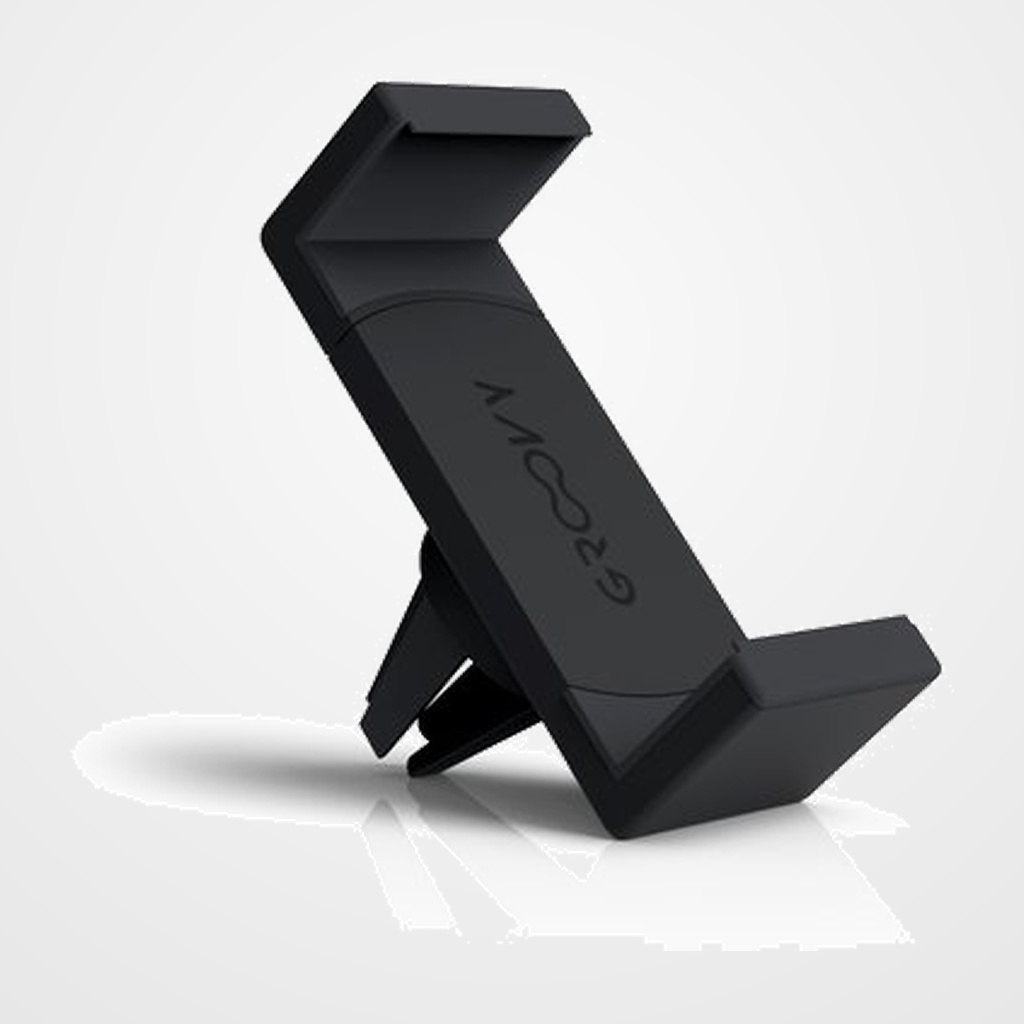 SOPORTE COCHE GROOVY PARA MOVIL CON GIRO 360º NEGRO