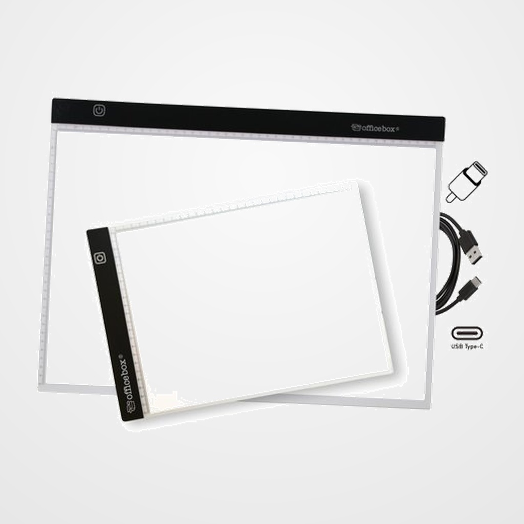 SOPORTE DE LED OFFICE BOX A4 CALCA Y DIBUJA