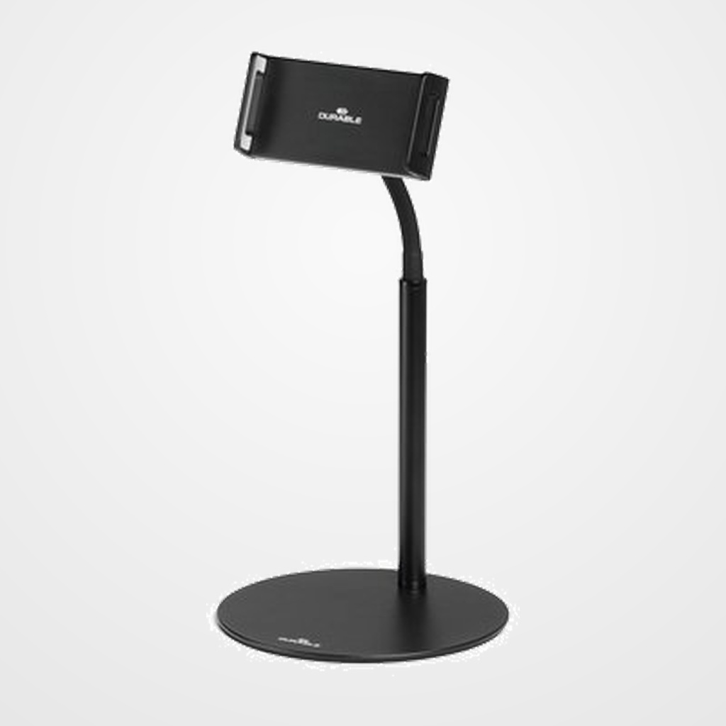SOPORTE TABLET/MOVIL DURABLE SOBREMESA TWIST TABLE NEGRO