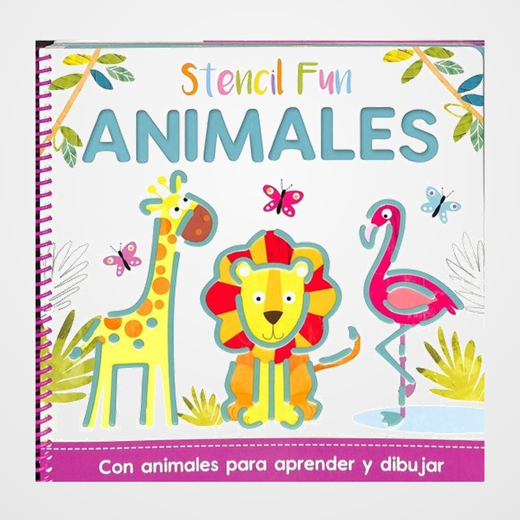 STENCIL FUN IGLOO MANOLITO BOOKS ANIMALES PARA APRENDER A DIBUJAR