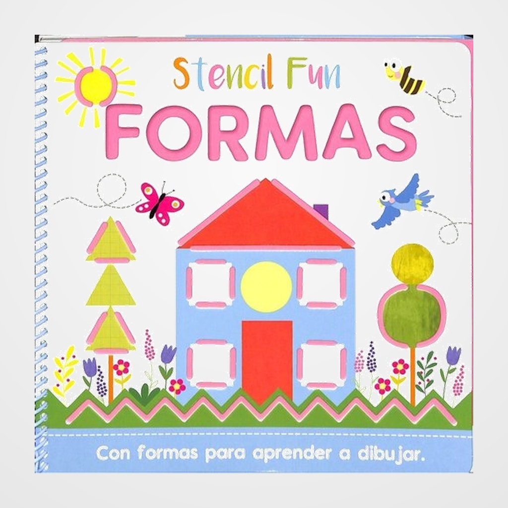 STENCIL FUN IGLOO MANOLITO BOOKS FORMAS PARA APRENDER A DIBUJAR