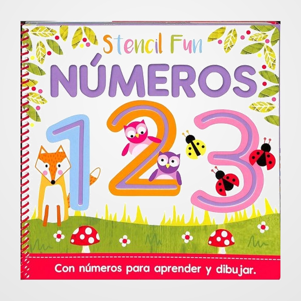 STENCIL FUN IGLOO MANOLITO BOOKS NUMEROS PARA APRENDER A DIBUJAR