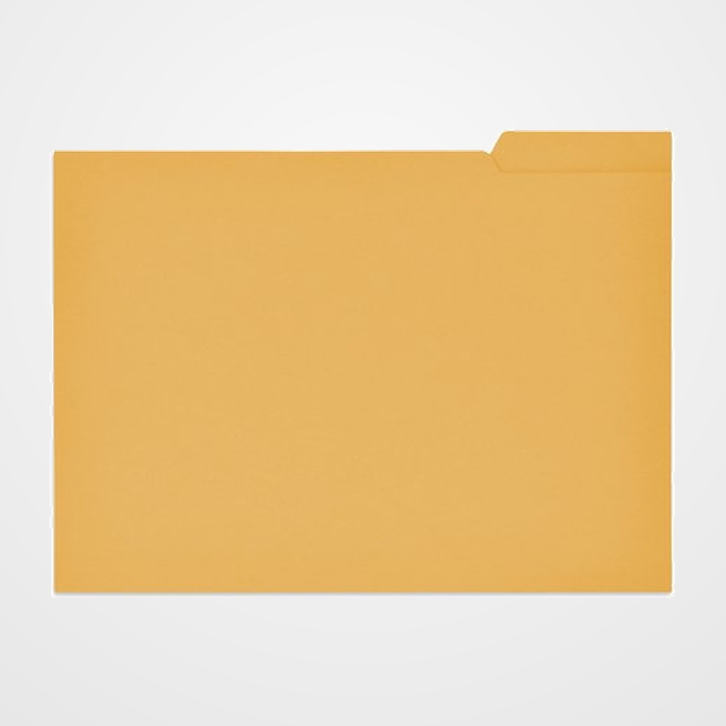 SUBCARPETA GIO PESTAÑA DERECHA 250g Fº CAÑA PAQUETE de 50 (SB2141-000-00)