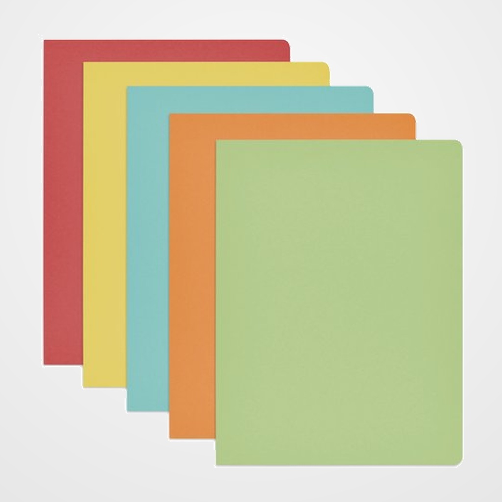 SUBCARPETA GIO 185g semi-intenso Fº COLORES SURTIDO PAQUETE de 50