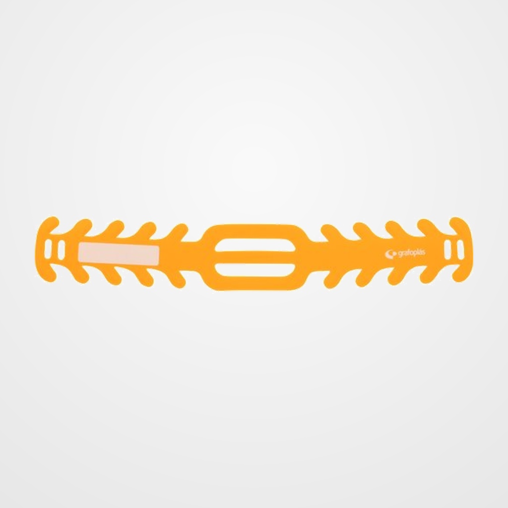 SUJETA MASCARILLA GRAFOPLAS SUJETAMASK 218x22 mm. PP MANDARINA