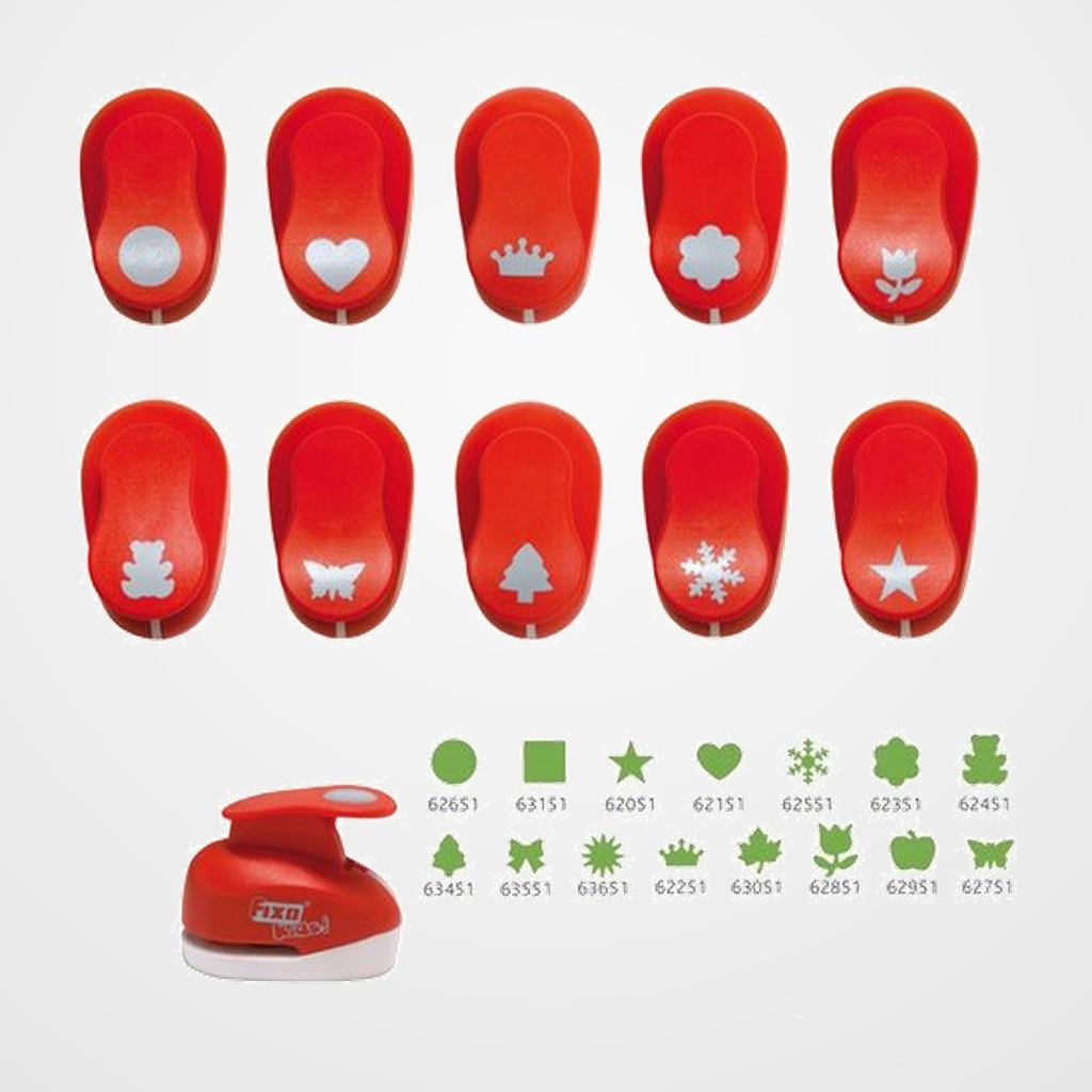 TALADRO GOMA EVA FIXO KIDS 2,5CM ARBOL