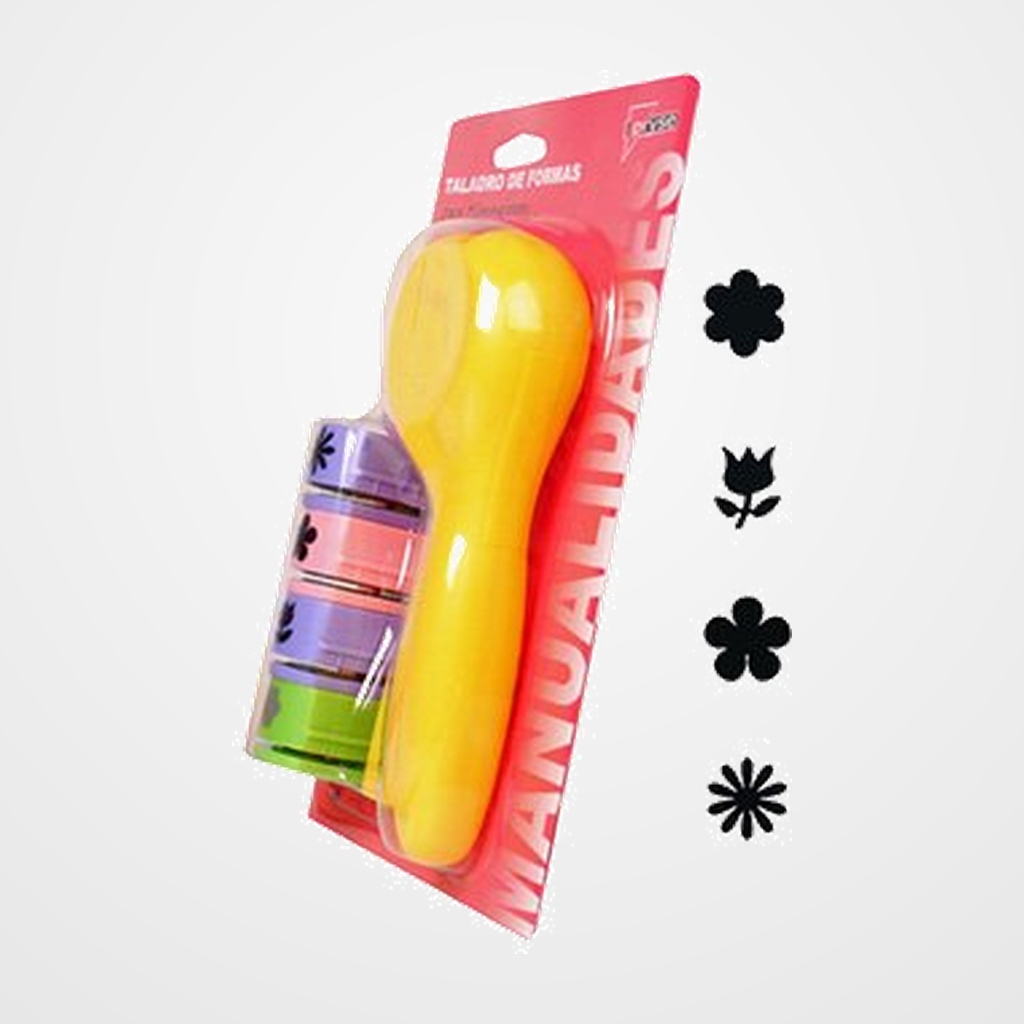 TALADRO GOMA EVA PRYSE 19,1 mm. 4 en 1 MODELO D (4 flores)