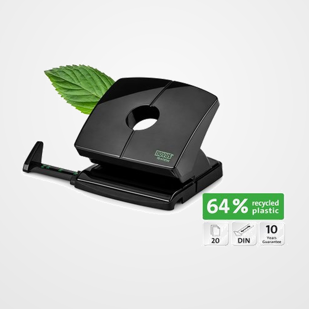 TALADRO 2 PUNZONES NOVUS B220 FC RE+NEW (20h) NEGRO  (Fabricada en material reciclado)