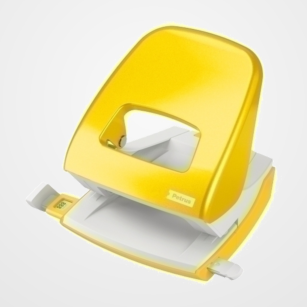 TALADRO 2 PUNZONES PETRUS WOW 62 (30h) AMARILLO/NARANJA METALIZADO (blister)