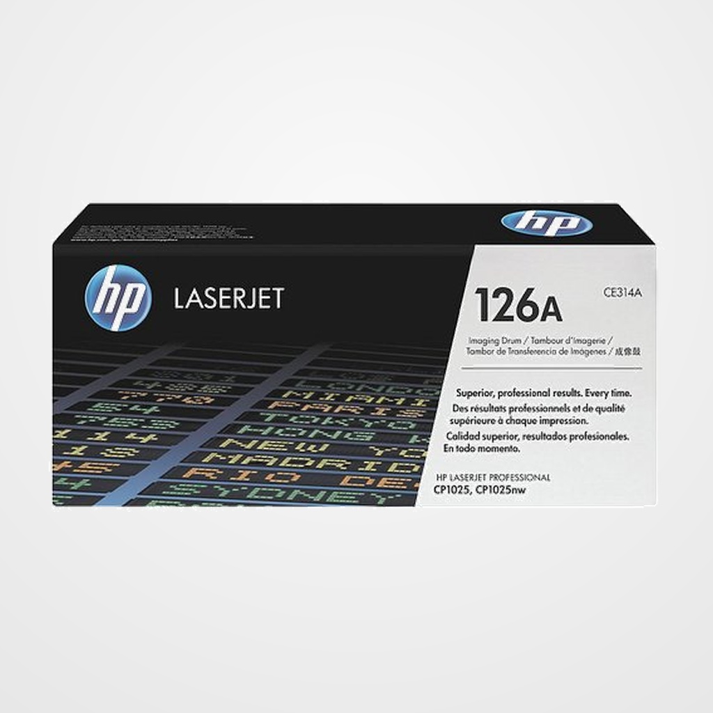 TAMBOR HP CE314A Nº126A LASERJET PRO CP1025/CP1025NW, MFP M176N/M177FW/100 M175A/100 M175NW/M275 NEGRO 14.000 PÁG.