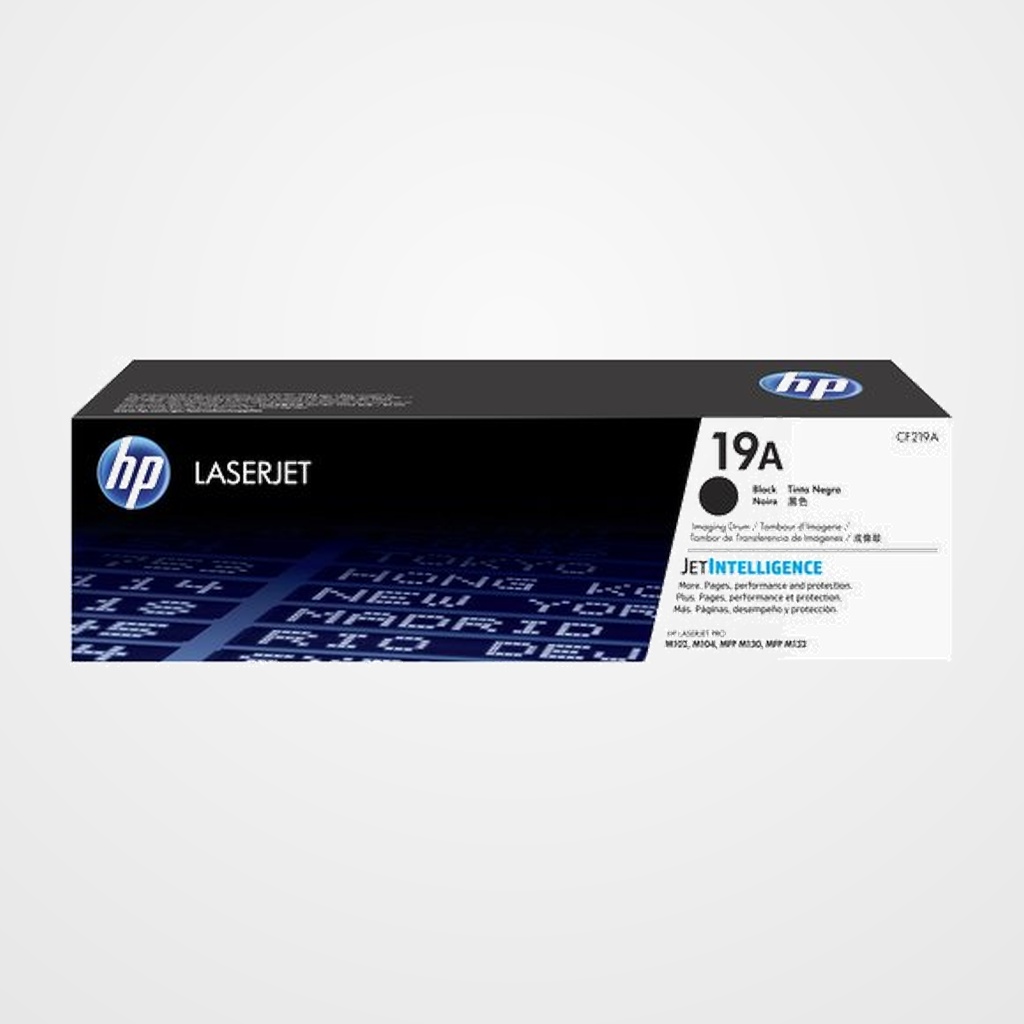 TAMBOR HP CF219A Nº19A LASERJET PRO M102A/M102W/M104W, MFP-M130A/M130FN/M130FW/M130NW/M132FW/M132NW NEGRO 12.000 PÁG.