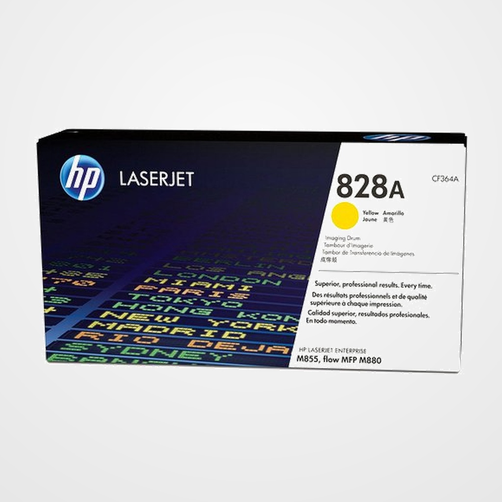 TAMBOR HP CF364A Nº828A LASERJET MANAGED M880/FLOW MFP M880/M855 AMARILLO 30.000 PÁG.