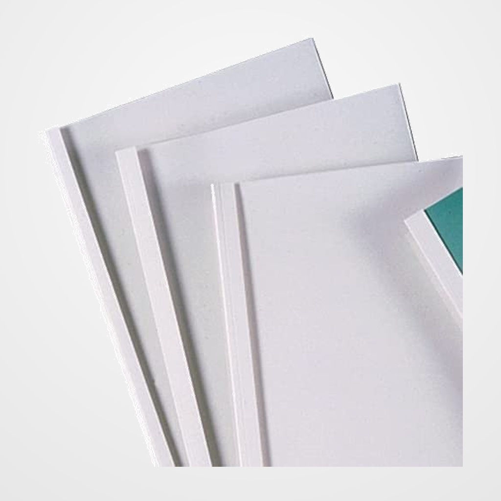 TAPA de ENCUADERNAR TERMICA GBC A4 IBICOVER 20 mm ctr.250 g BLANCO CAJA de 50