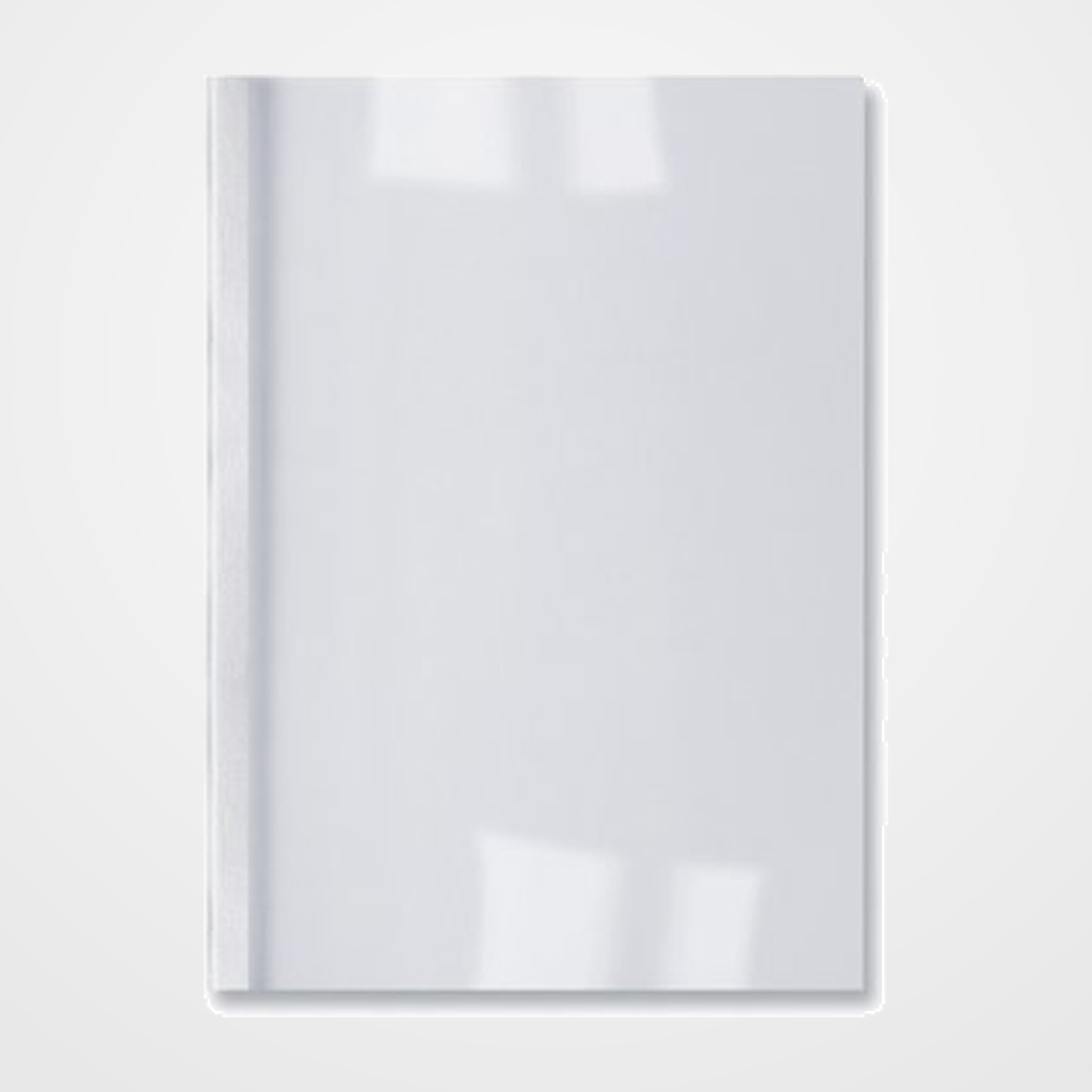 TAPA de ENCUADERNAR TERMICA GBC A4 IBILEATHER 3 mm ctr.300 g BLANCO CAJA de 100