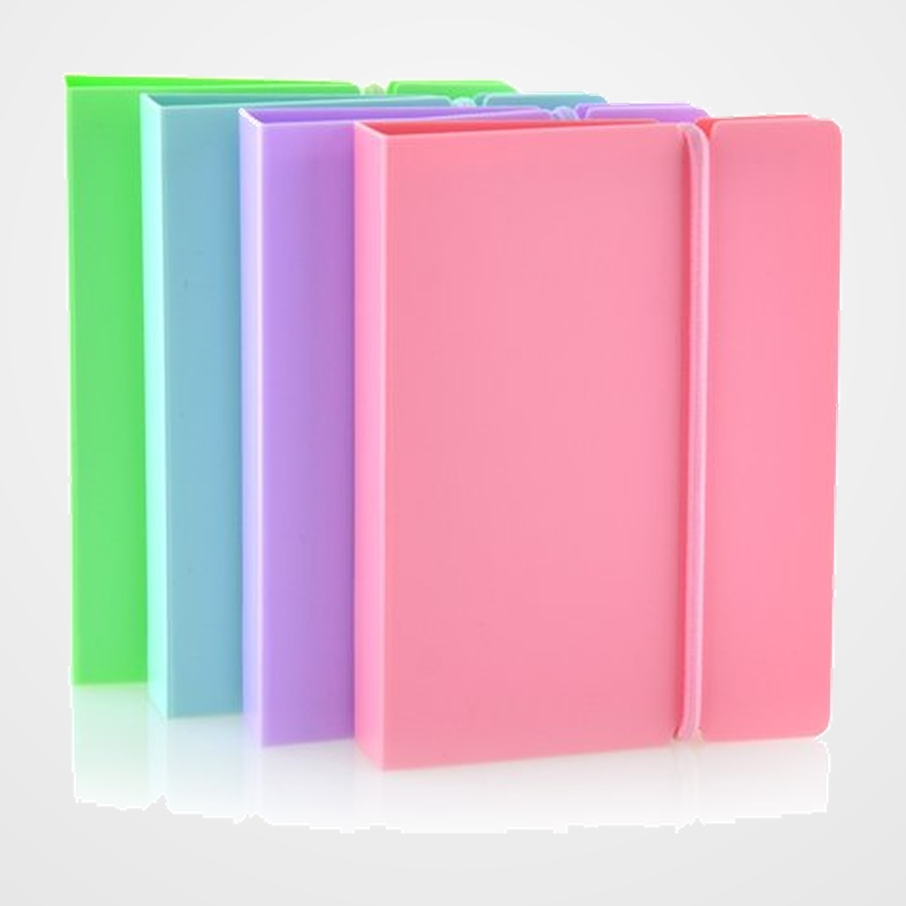TARJETERO MINI OFFICE BOX BLUSH ANILLAS C/GOMA 40 tarjetas SURTIDO EXPOSITOR de 20