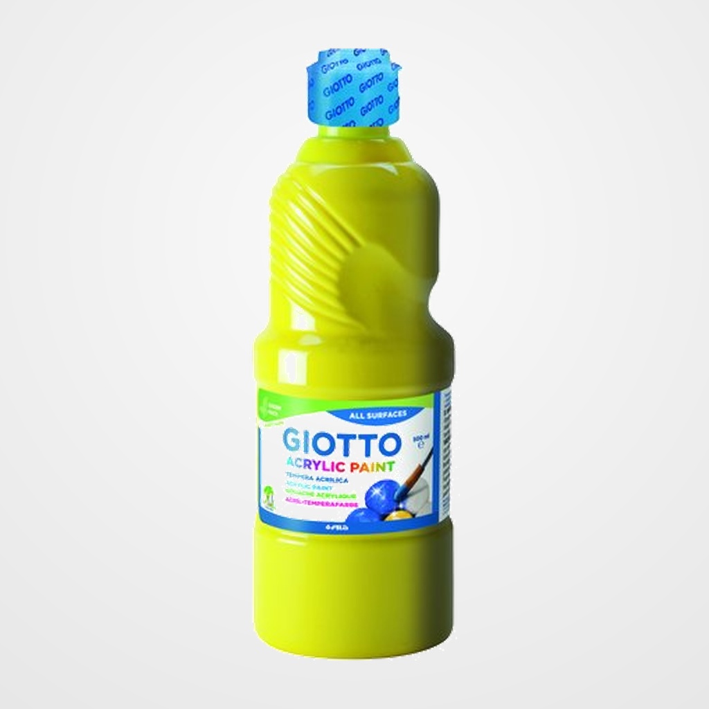 TEMPERA ACRILICA GIOTTO 500 ml AMARILLO