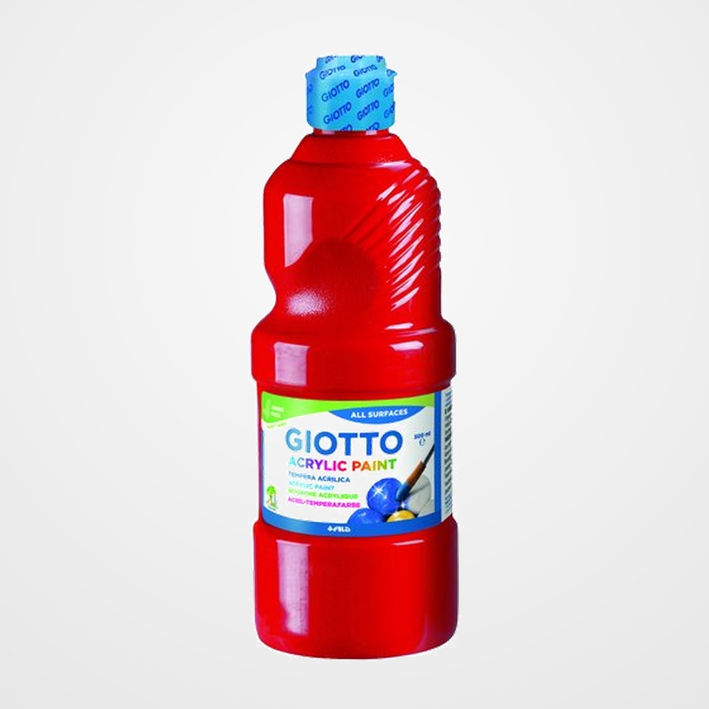 TEMPERA ACRILICA GIOTTO 500 ml ROJO