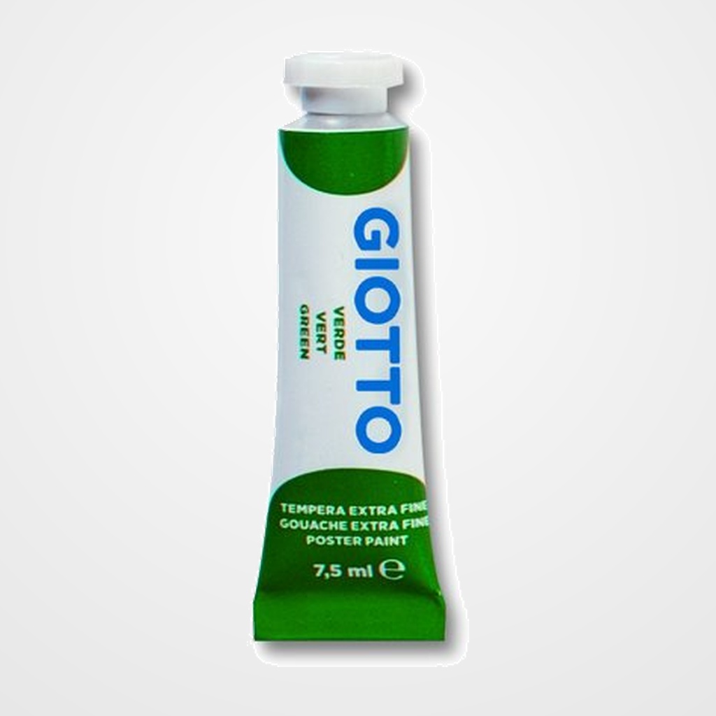 TEMPERA GIOTTO  7,5 ml (tubo)  VERDE