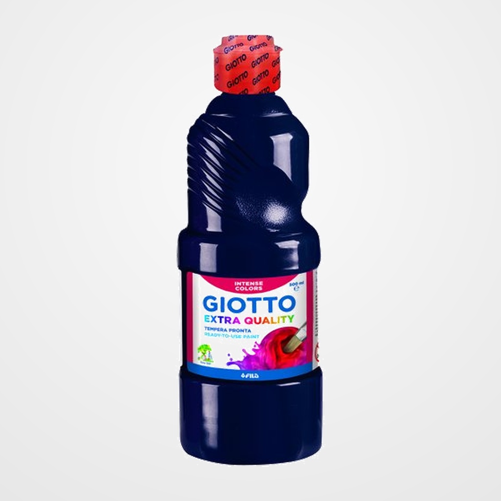 TEMPERA GIOTTO LIQUIDA  500 ml (botella) NEGRO