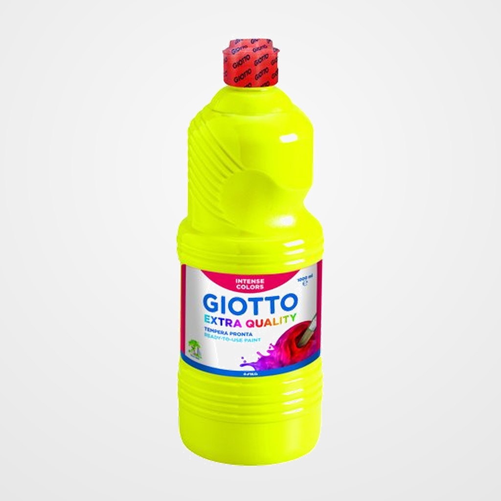 TEMPERA GIOTTO LIQUIDA 1000 ml (botella) AMARILLO