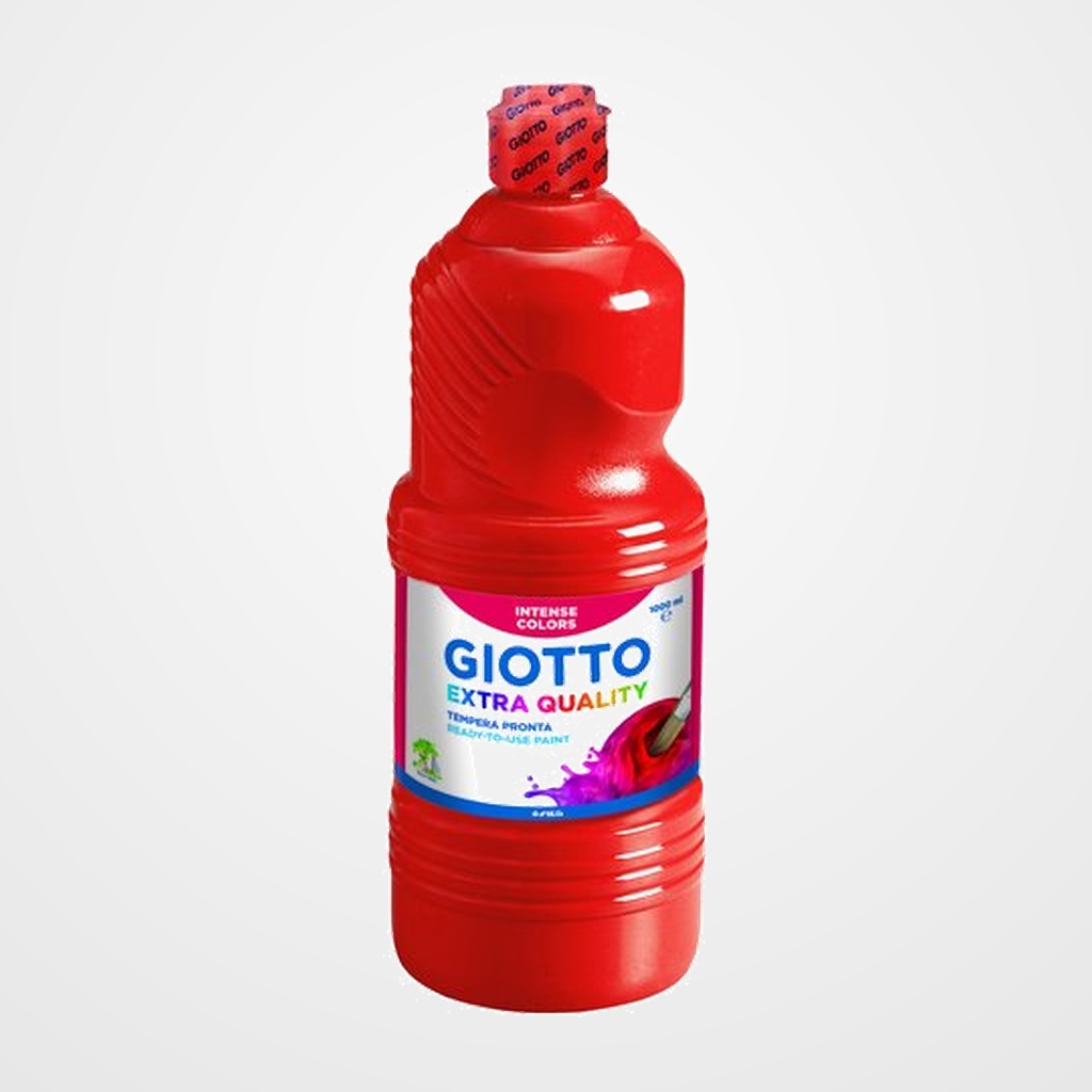 TEMPERA GIOTTO LIQUIDA 1000 ml (botella) BERMELLON
