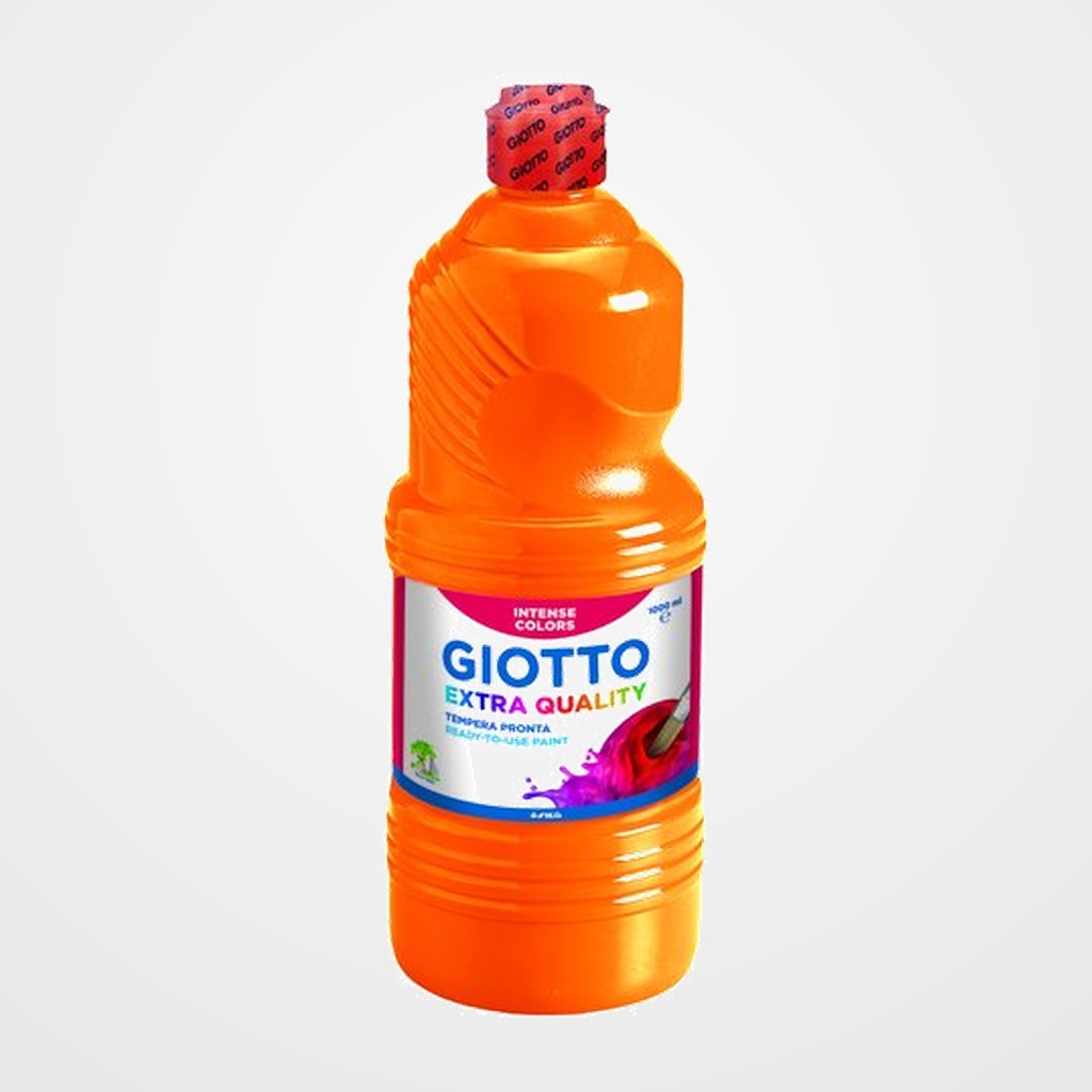 TEMPERA GIOTTO LIQUIDA 1000 ml (botella) NARANJA
