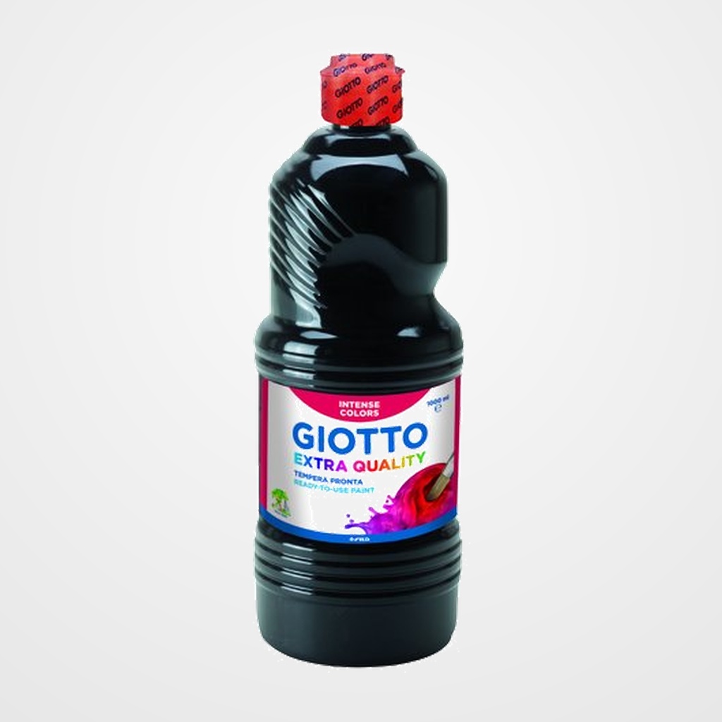 TEMPERA GIOTTO LIQUIDA 1000 ml (botella) NEGRO