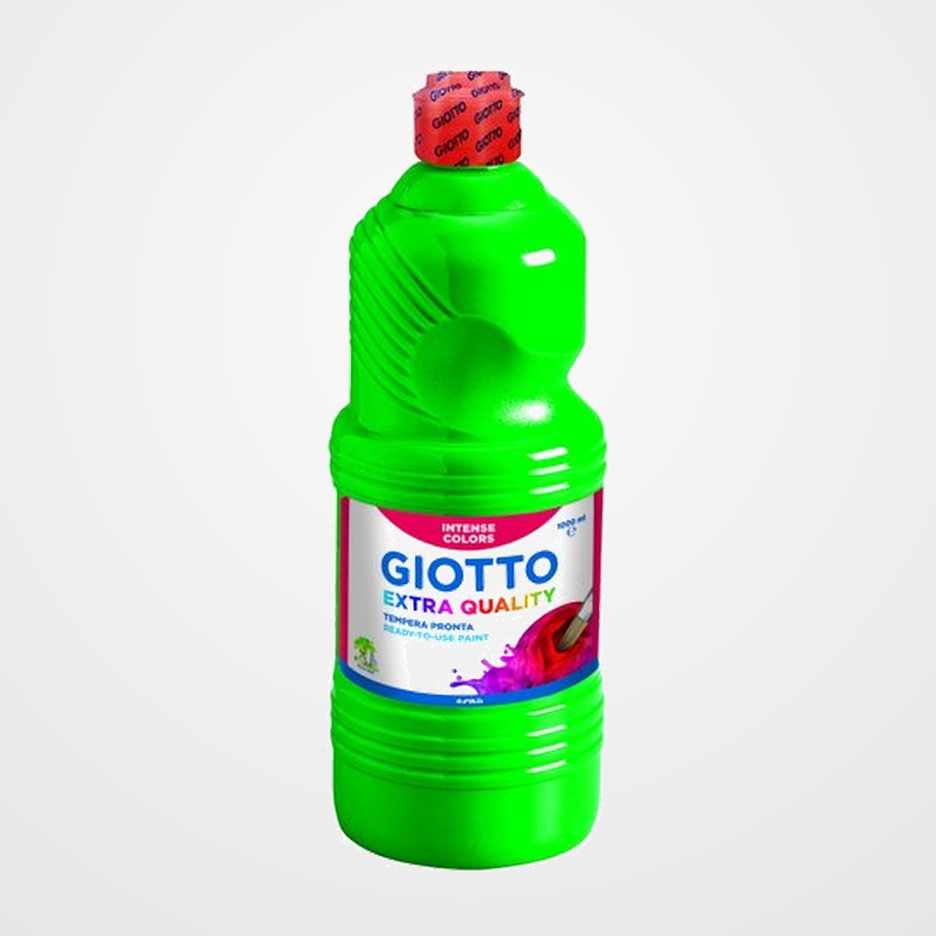 TEMPERA GIOTTO LIQUIDA 1000 ml (botella) VERDE