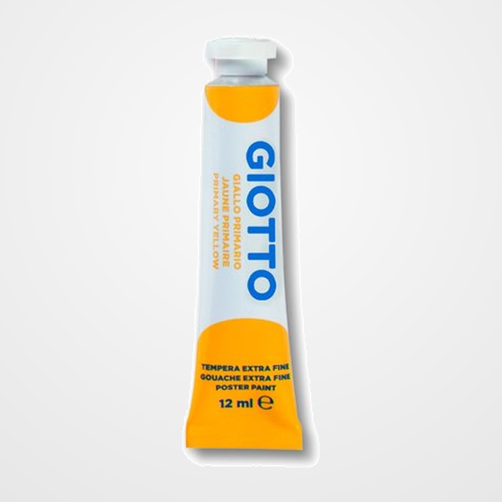 TEMPERA GIOTTO 12 ml (tubo)  AMARILLO BASE
