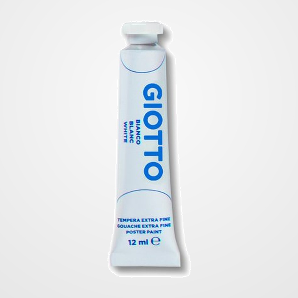 TEMPERA GIOTTO 12 ml (tubo)  BLANCO