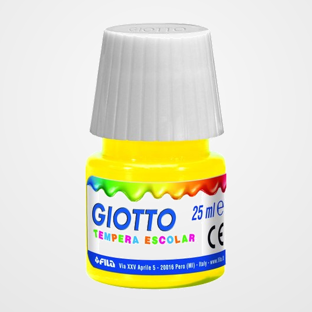 TEMPERA GIOTTO 25 ml AMARILLO