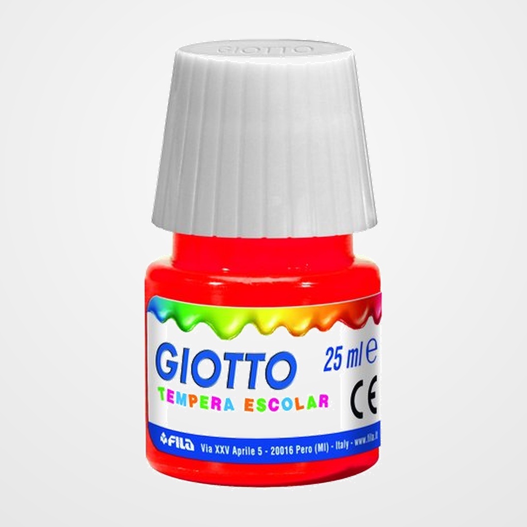 TEMPERA GIOTTO 25 ml ROJO