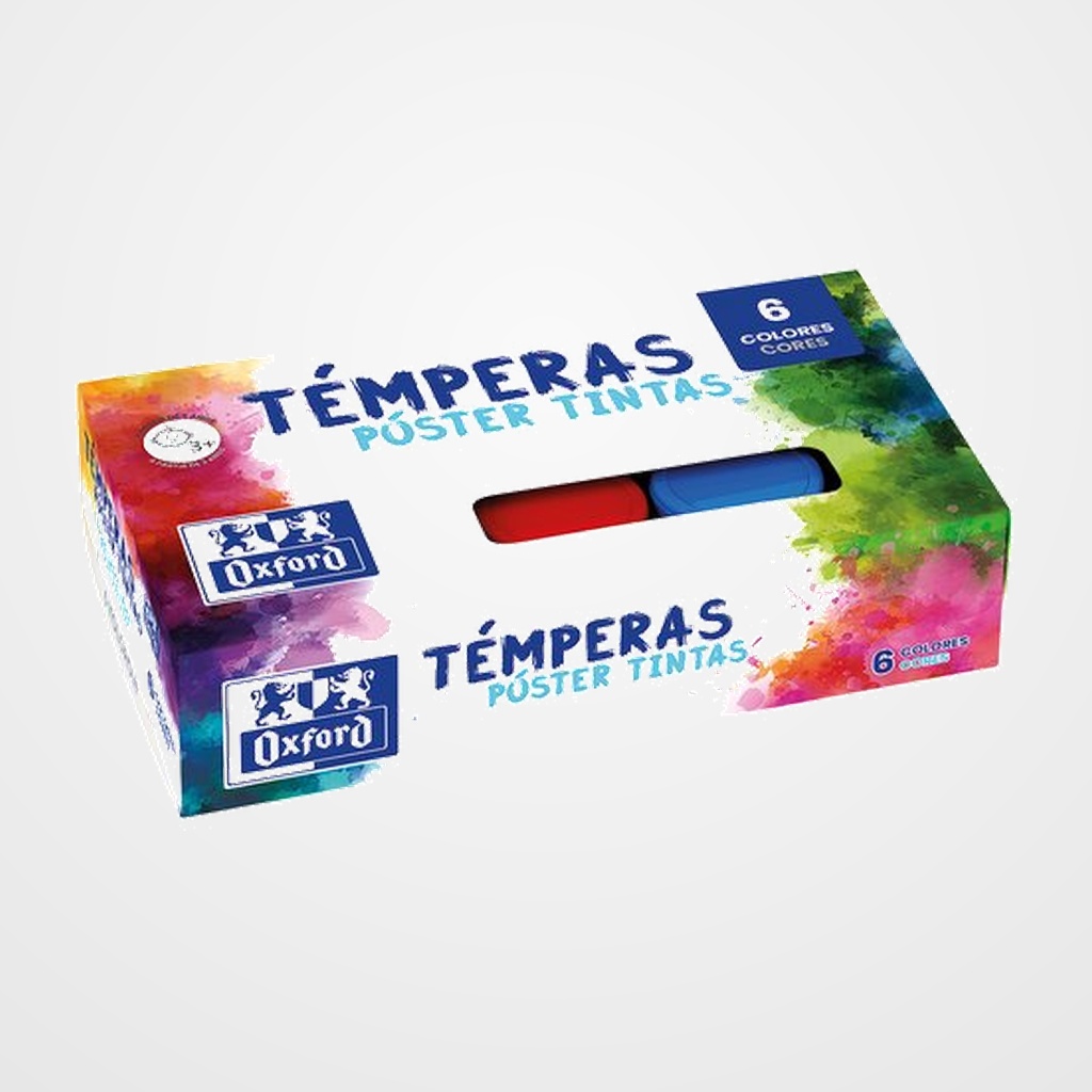 TEMPERA OXFORD 20 ml (bote) ESTUCHE de 6