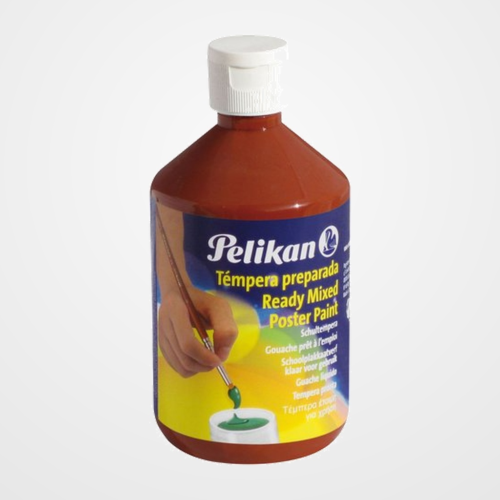 TEMPERA PELIKAN LIQUIDA 500 ml (bote) 742/500L SIENA TOSTADA Nº190