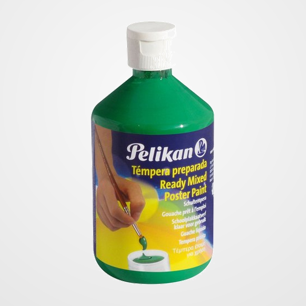 TEMPERA PELIKAN LIQUIDA 500 ml (bote) 742/500L VERDE CLARO Nº155