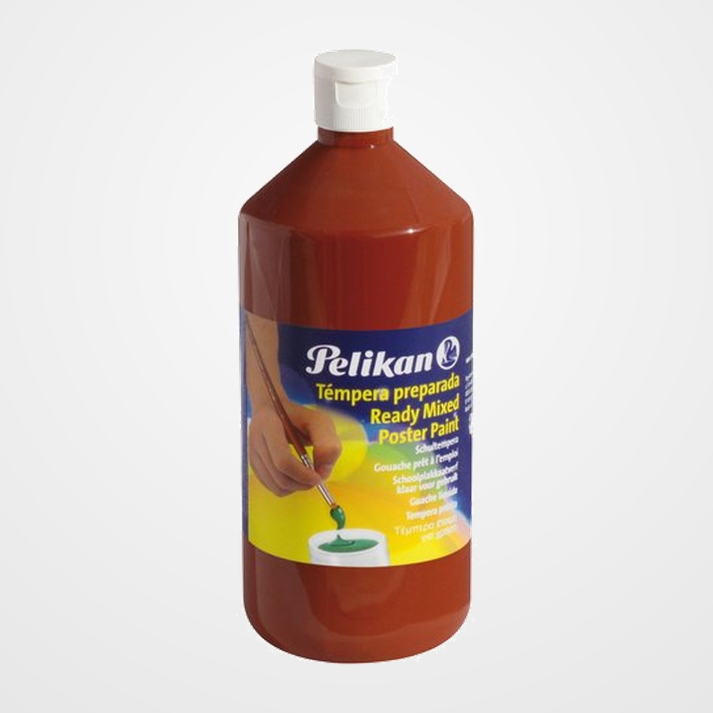 TEMPERA PELIKAN 1000 ml (bote) 742/1L SIENA TOSTADA Nº190