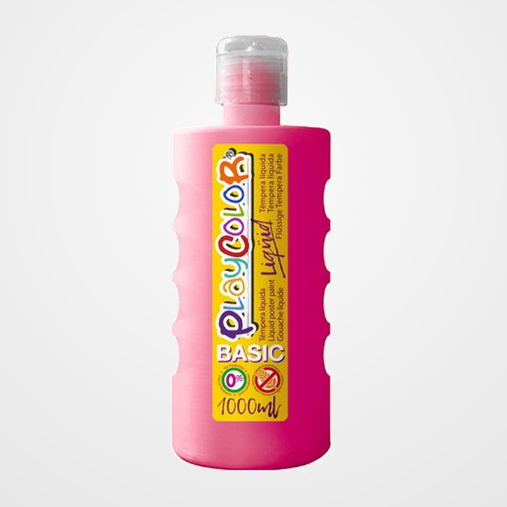 TEMPERA PLAYCOLOR LIQÜID LIQUIDA 1000 ml (botella) MAGENTA