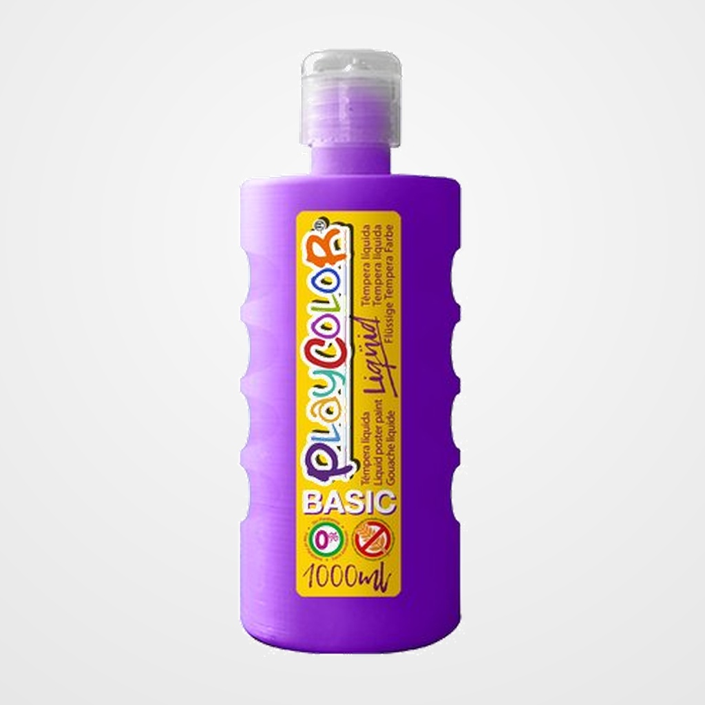 TEMPERA PLAYCOLOR LIQÜID LIQUIDA 1000 ml (botella) VIOLETA