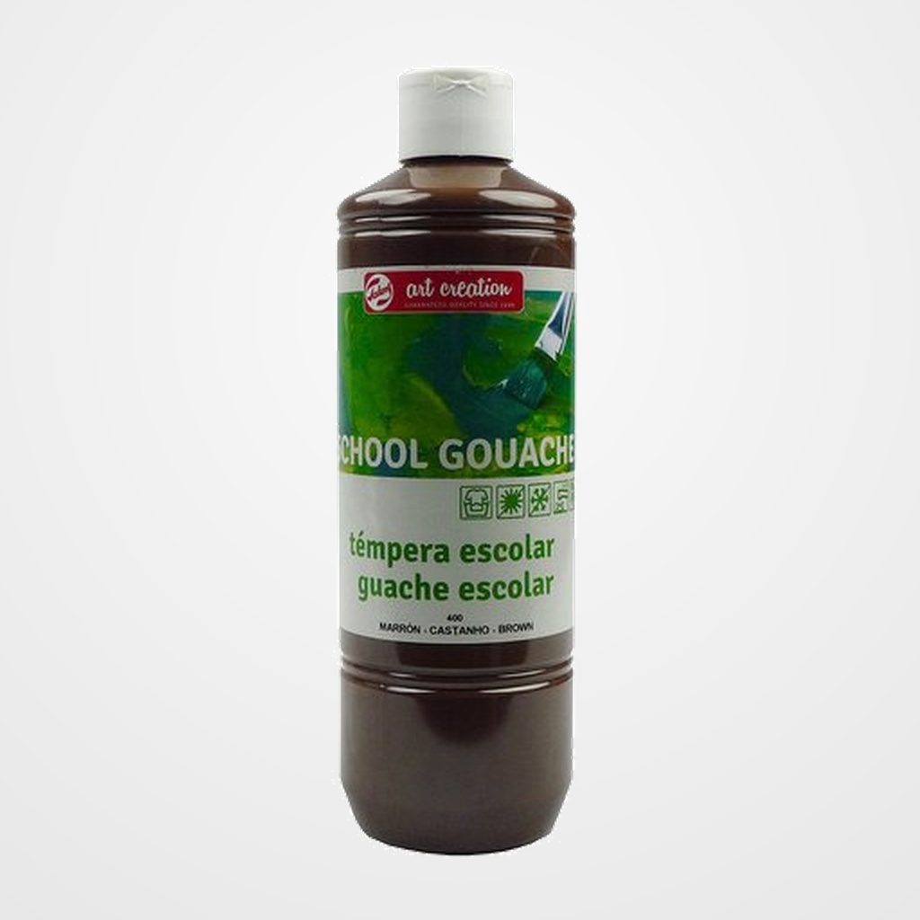 TEMPERA TALENS ART CREATION GOUACHE 500 ml (bote) PARDO