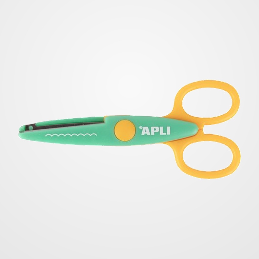 TIJERAS APLI CREATIVA DENTADA 13,5cm.