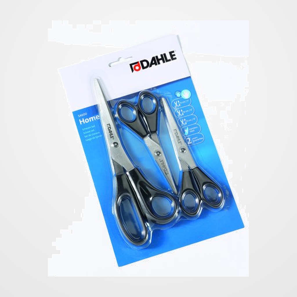 TIJERAS DAHLE HOME SET DE 3 1x 54605 5 -13 cm 1x 54606 6 -16 cm 1x 54608 8 -21 cm