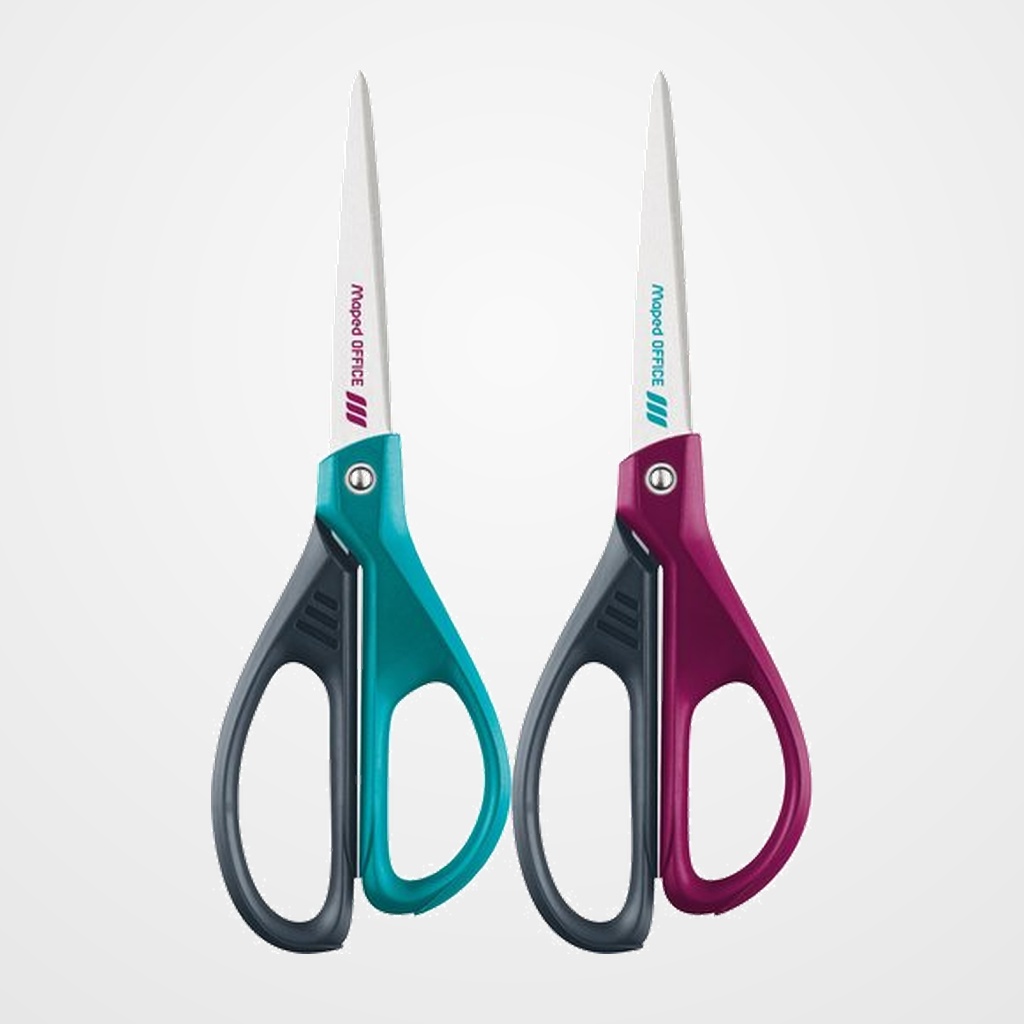 TIJERAS MAPED DECO ESSENTIALS GREEN 21 cm. ASIMETRICA